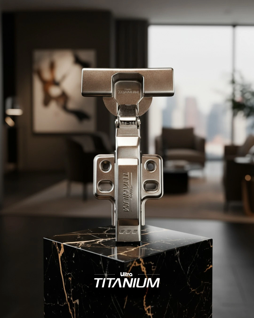 Ultra Titanium em um ambiente de móveis de alto padrão