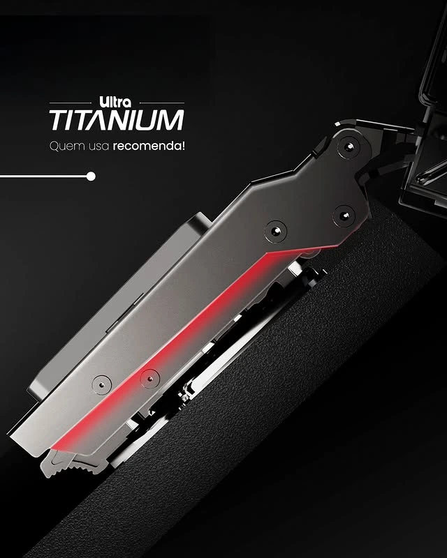 Vista técnica da Ultra Titanium com destaque para o mecanismo interno
